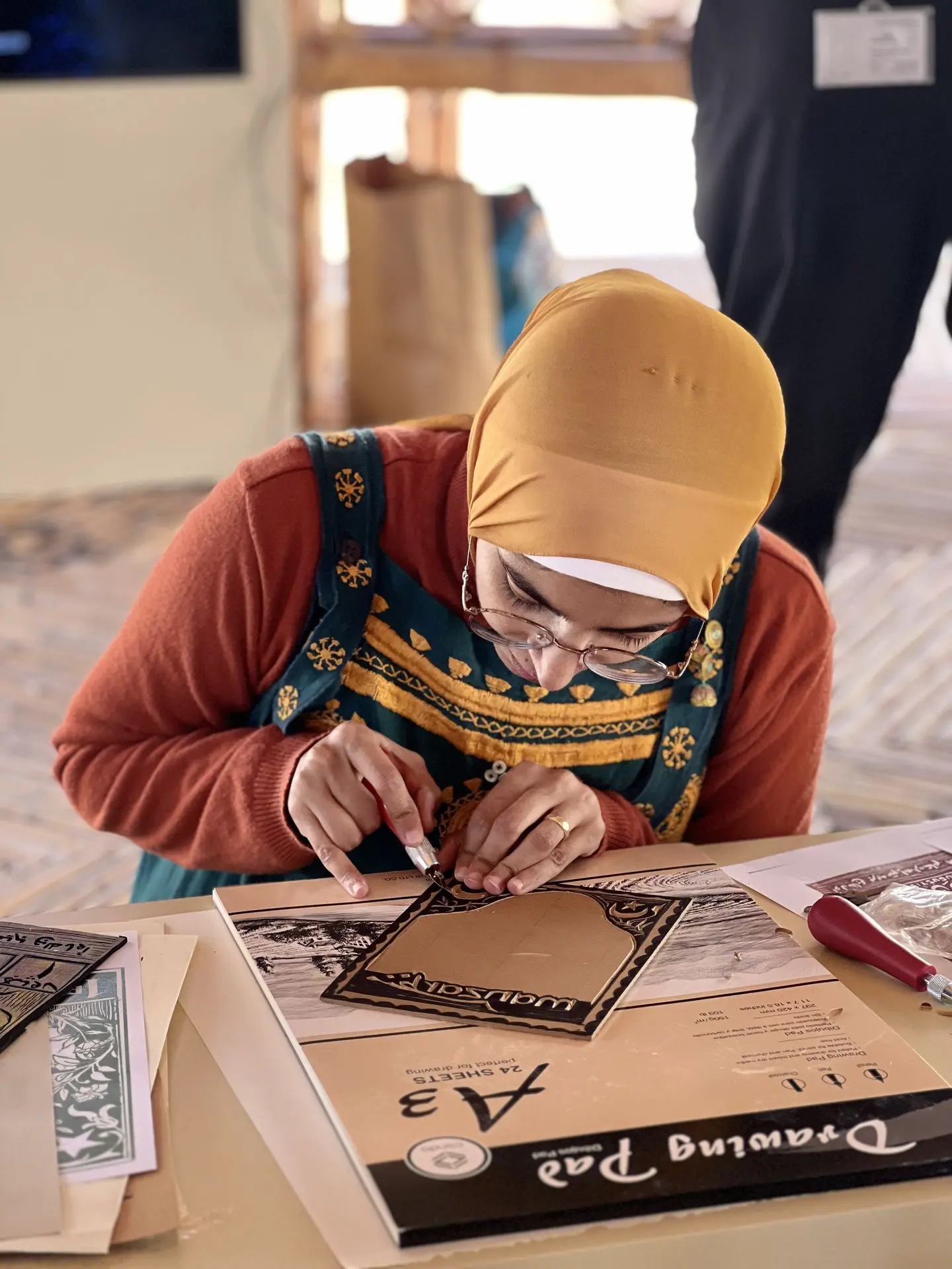 demonstrating the techniques